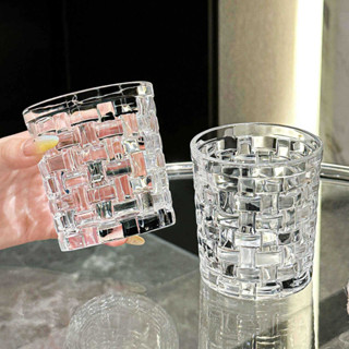 แก้วน้ำ แก้ว แก้วคริสตัล ใส่เครื่องดื่ม เนื้อแก้วสีใส มินิมอ…