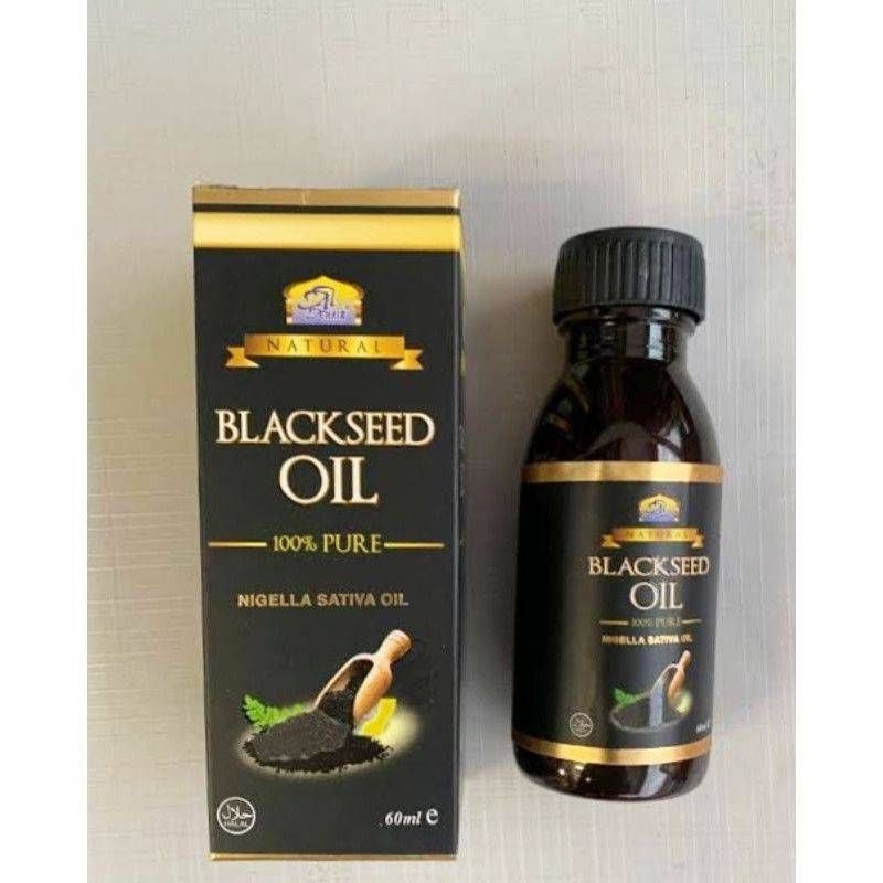 Black Seed Oil 60 ML น้ำมันสกัดเทียนดำ ฮับบาตุชเซาดะ ยี่หร่าดำ ขนาด 60 มล. น้ำมันนวด น้ำมันนวด