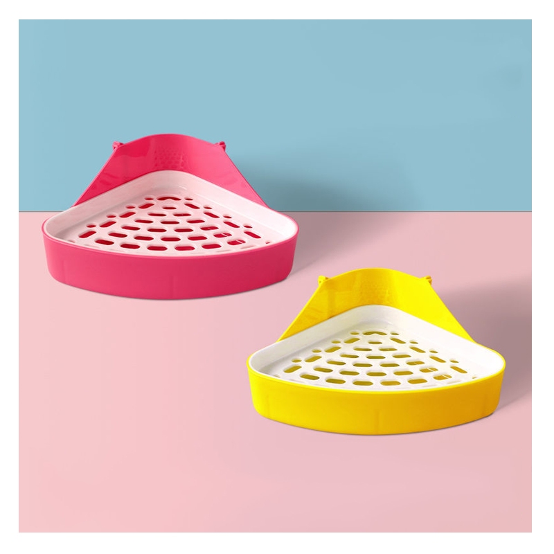 petsecret ห้องน้ำสัตว์เลี้ยง ห้องน้ำกระต่ายเข้ามุม กว้าง 24 ซม.ด้านข้าง 18 ซม.สูง 5 ซม. (ประมาณ) - รูปที่ 5