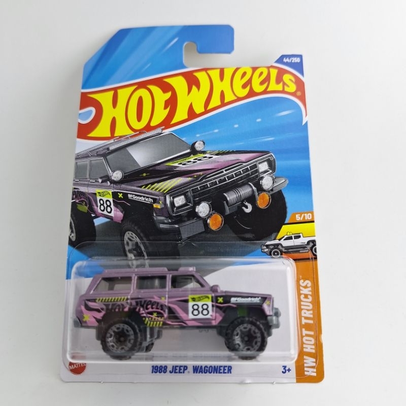 รถเหล็ก Hotwheels 1988 JEEP WAGONEER เบอร์ 88 (ib35)