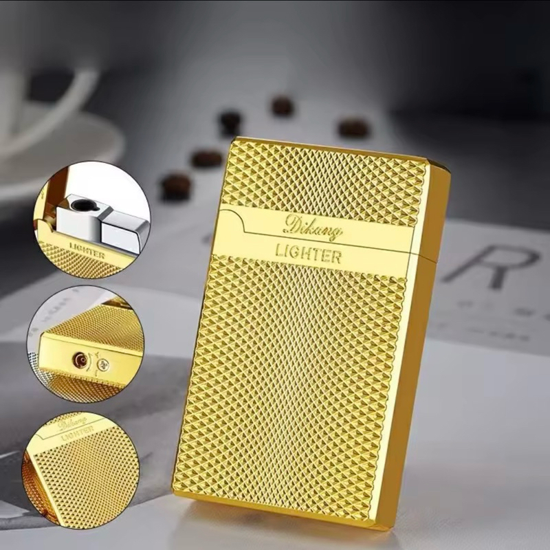 Dupont Lighters แฟชั่น แบบ พกพาง่ายน้ำหนักเบา ขนาดเล็กกระทัดรัด แบบเป็นเซต พร้อมใช้งานพร้อมจัดส่ง