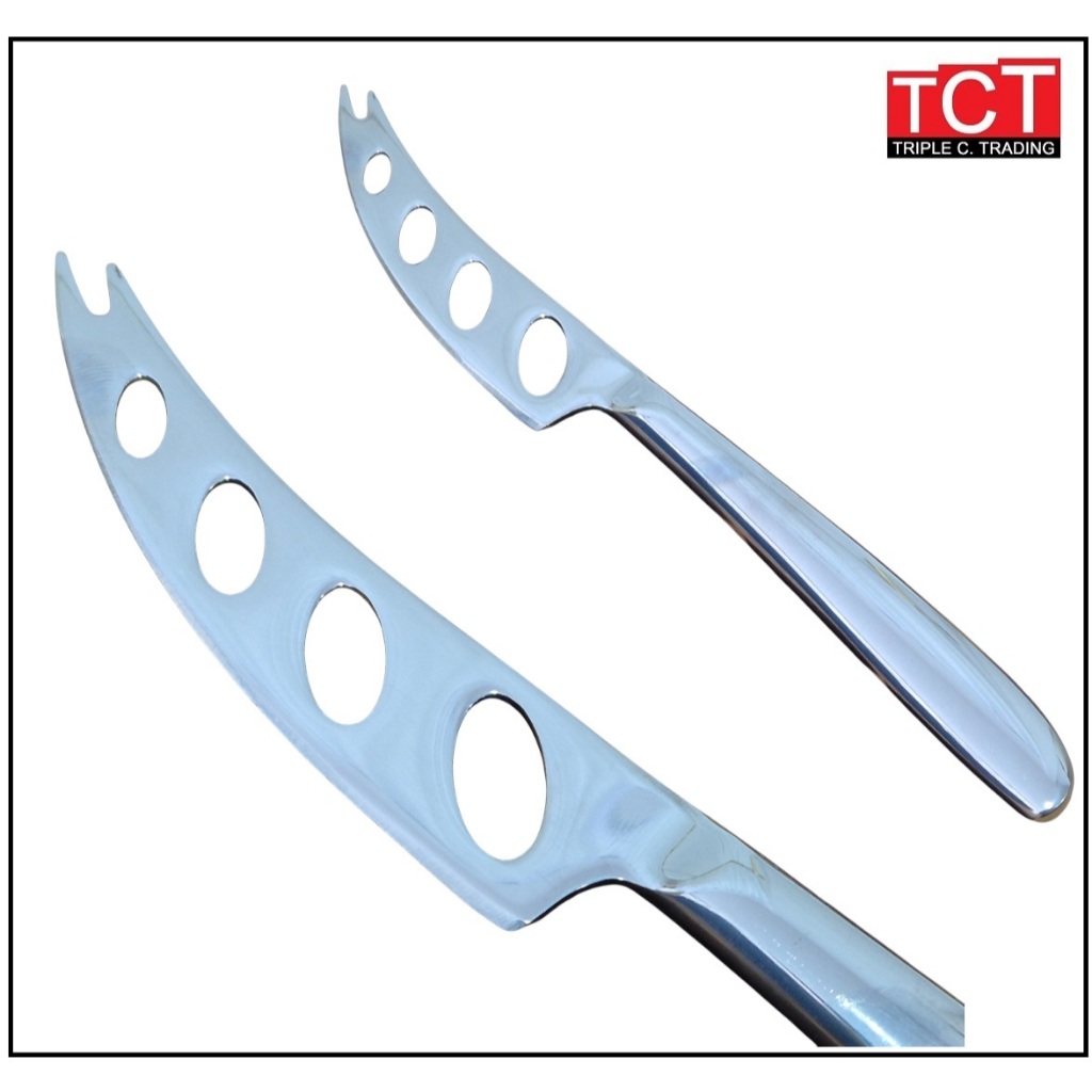 มีดชีส มีดตัดชีสสแตนเลสอย่างดี ขนาด 22.2 ซม. Cheese Knife / Pronged Knife - รูปที่ 5