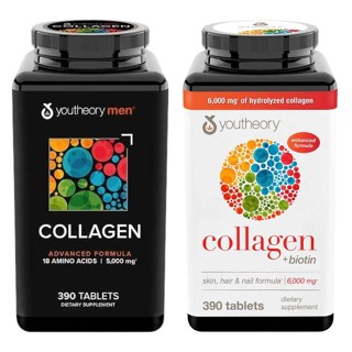 Youtheory Collagen Plus Biotin 290/390 tablets เม็ด คอลลาเจน…