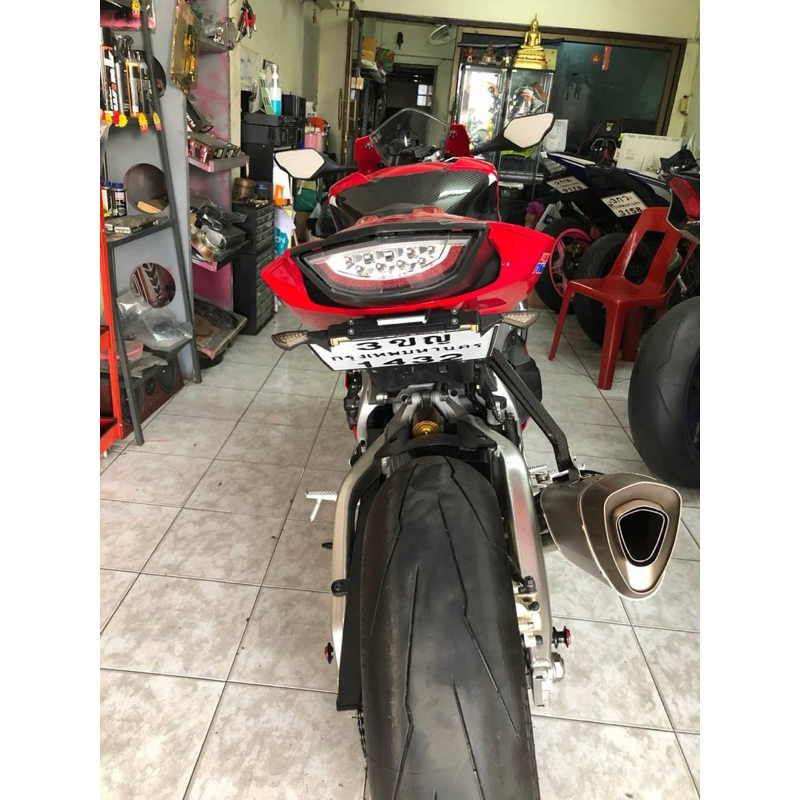 ท้ายสั้นพับได้แม่เหล็ก ของแท้ ตรานกฮูก ตรงรุ่น cbr1000rr