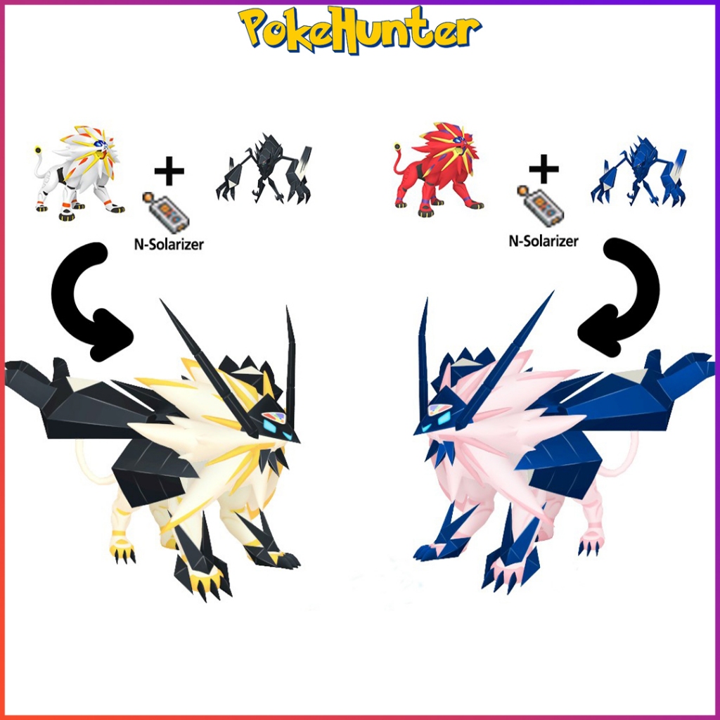 Pokemon Legendary & Mythical - Solgaleo Lunala Necrozma
