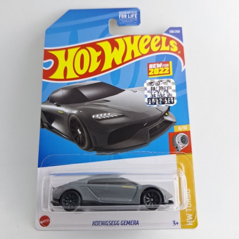 รถเหล็ก Hotwheels KOENIGSEGG GEMERA สีเทา factory sealed 2022 (ib58)