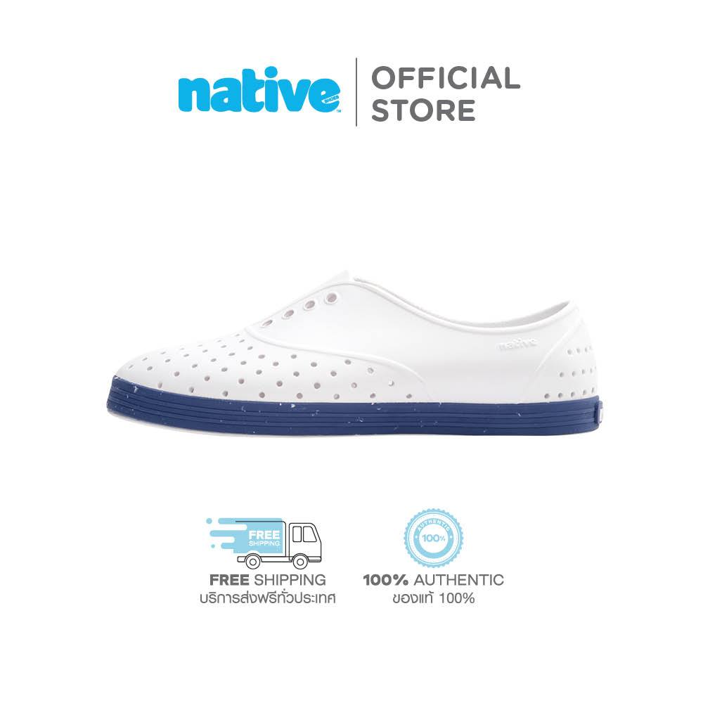 Native รองเท้ากันน้ำผู้หญิง EVA รุ่น Jericho Wanderfoam Shell White/Ink Blue Speckle