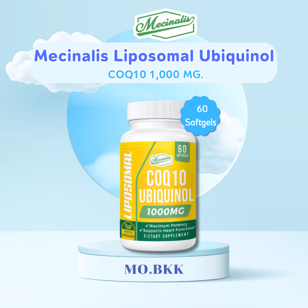 Mecinalis Liposomal Ubiquinol CoQ10 1,000 mg. สินค้าแท้100%