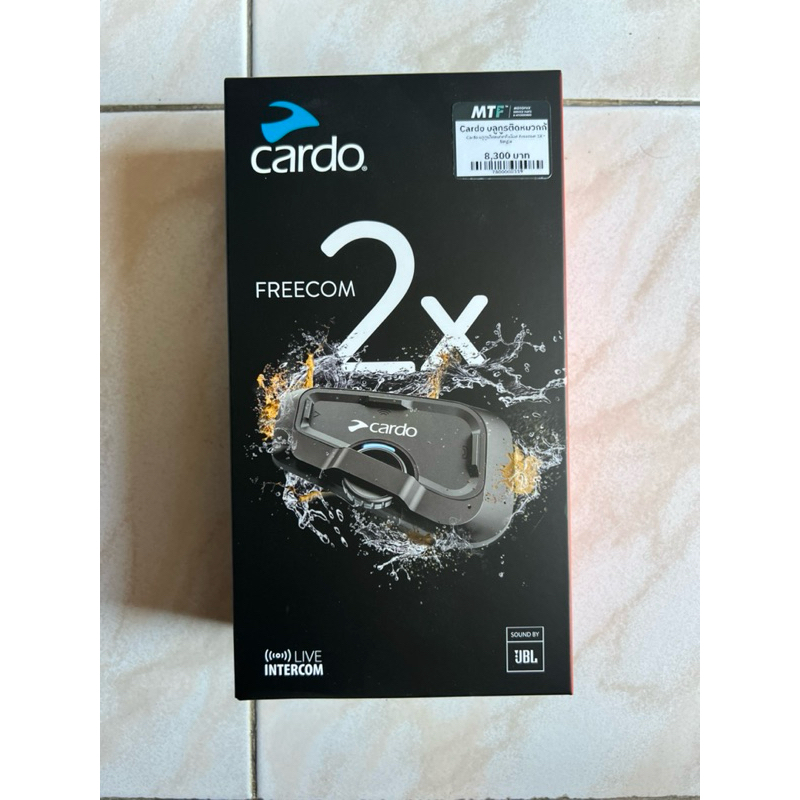 cardo freecom 2x (JBL) บลูทูธติดหมวก