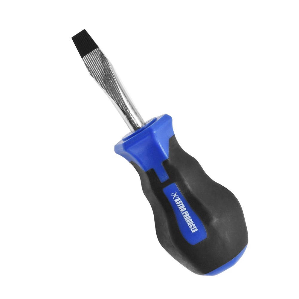 【New Item สินค้าใหม่】 ไขควงปากแบนด้ามสั้น SL6×38 มม. STUBBY SCREWDRIVER SL6×38MM