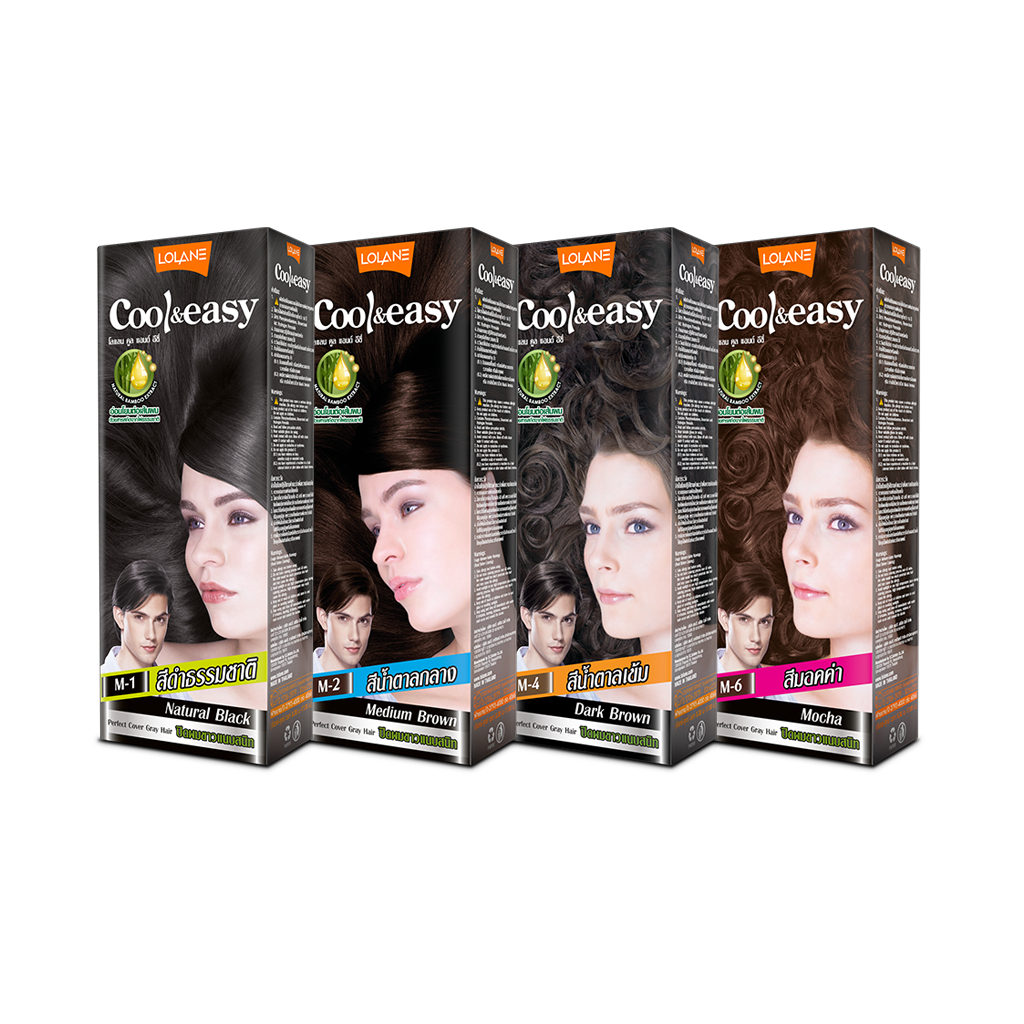 Lolane Cool & Easy Color Cream สีย้อมผม ครีมปิดผมขาว โลแลน คูล แอนด์ อีซี่ คัลเลอร์ ครีม