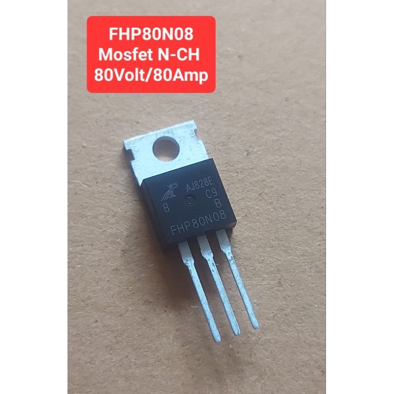 FHP80N08 Mosfet N-CH 80Amp/80Volt