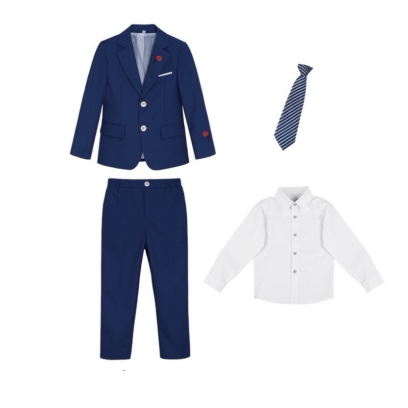 ชุดสูทเด็กผู้ชายสีชมพู/สีกรมท่า/รูปแบบดีมาก สีสวยน่ารักมาก/มีสินค้าพร้อมส่ง - รูปที่ 5