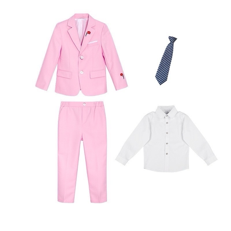 ชุดสูทเด็กผู้ชายสีชมพู/สีกรมท่า/รูปแบบดีมาก สีสวยน่ารักมาก/มีสินค้าพร้อมส่ง - รูปที่ 6