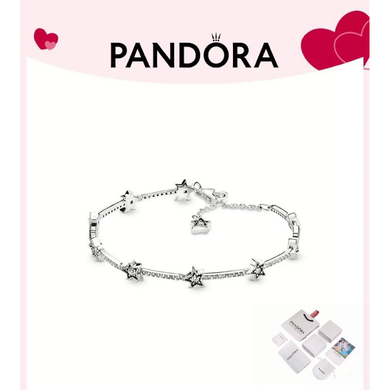 [ส่งจากกรุงเทพ]P สร้อยข้อมือ กำไล ลูกปัดอัญมณี สร้อยข้อมือคู่ Soft Pink Dreamland Bracelet ของแท้ 100%