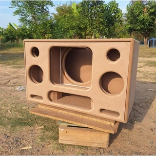 ตู้ลำโพง Bluetooth DIY 12 นิ้ว ตู้เปล่างานดิบ กลาง 6.5 นิ้วแหลม 4 นิ้ว แรงไม่ต้องลุ้น