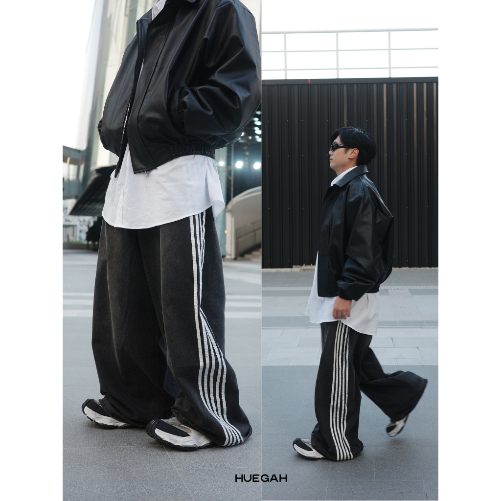 HUEGAH EXCLUSIVE Wide Denim (S-11XL) กางเกงยีนส์ขากระบอกกว้าง ไซส์ใหญ่ - รูปที่ 3