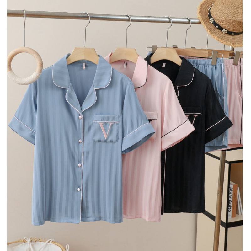 ชุดนอนผ้า Silk Satin พรีเมี่ยม (Diane Sally brand)