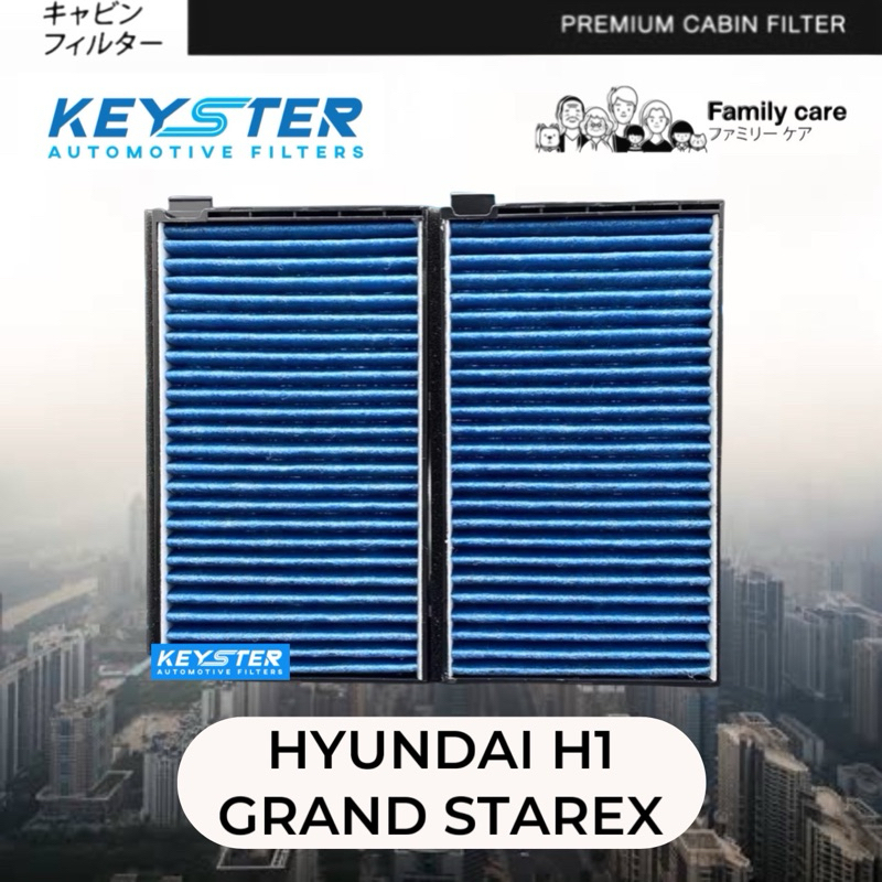 HEPA H12 ไส้กรองแอร์ HYUNDAI H1 , GRAND STAREX ป้องกัน PM2.5 #M-4H000