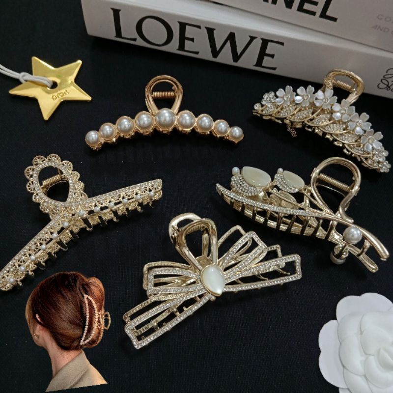 ✨พร้อมส่ง✨กิ๊บหนีบผมเพรช แฟชั่น[สินค้าพร้อมส่งในไทย🇹🇭]