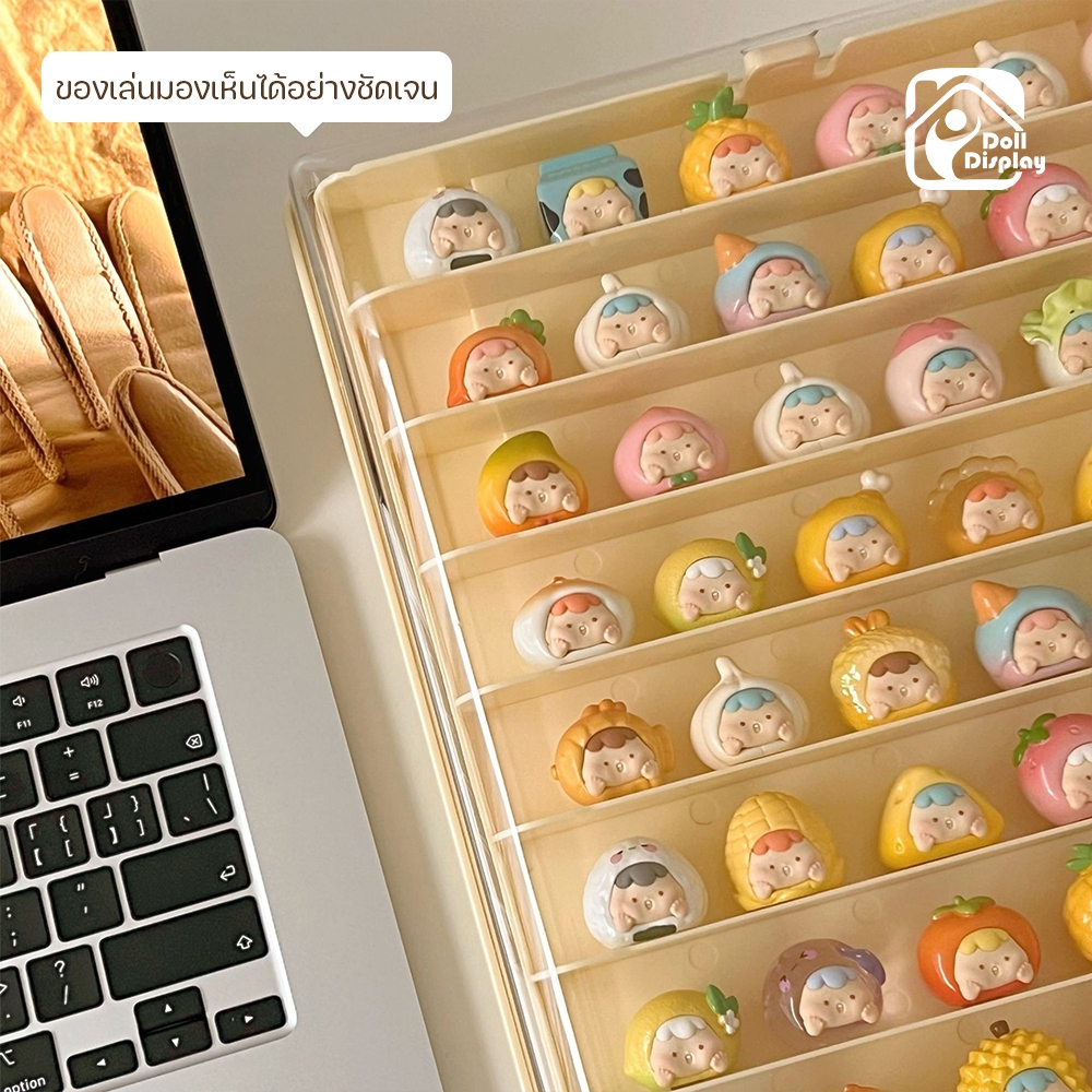 กล่องใส่โมเดล ตู้ใส่โมเดลติดผนัง กล่องใส่ art toy กล่องใสกันฝุ่นกันรอย ทันสมัยและเรียบง่าย ป้องกันการเกิดออกซิเดชัน - รูปที่ 3