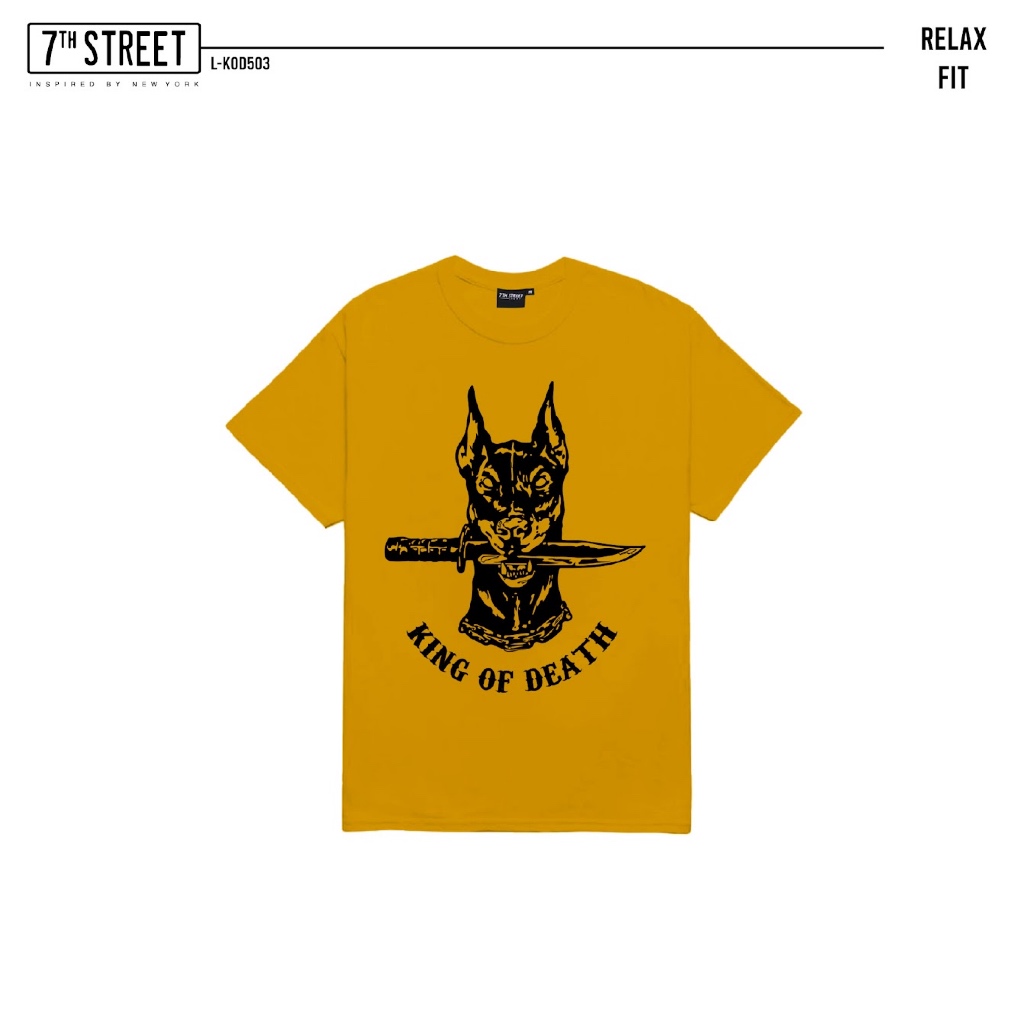 7th Street ( เซเว่นสตรีท ) เสื้อยืด รุ่น L-KOD503  7th Street Light Collection.