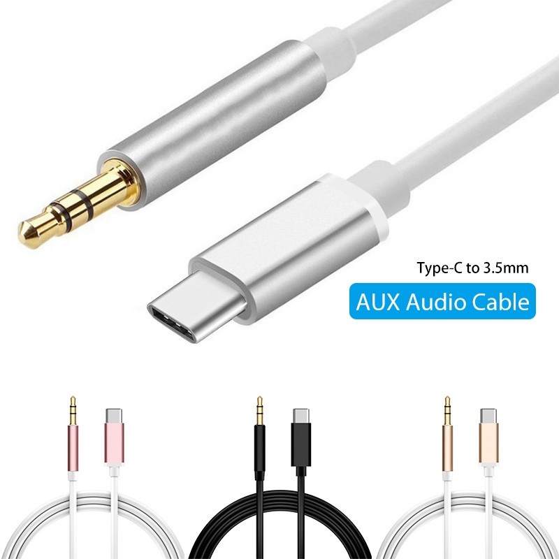 สายสัญญาณเสียง Audio Adapter อะแดปเตอร์ TYPE C สาย Aux Audio แจ็คสายไฟ สำหรับ iPhone 3.5มม.อะแดปเตอร์เสียงหูฟัง