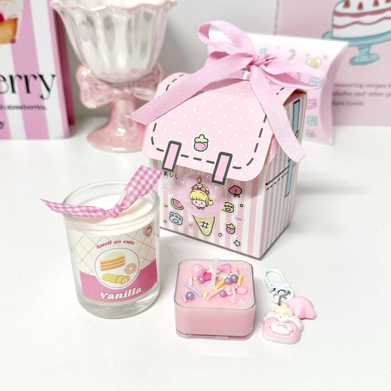 Smellsocute 40| School Bagpack Set🎒🎀🍰 เลือกกลิ่นได้ ของขวัญน่ารัก ได้ตามรูป พร้อมส่ง