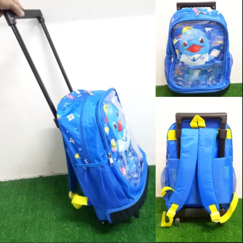 ( พร้อมส่ง ) กระเป๋า นักเรียน ล้อลาก เป้ได้ สพายได้.พรีเมี่ยม เอส26.