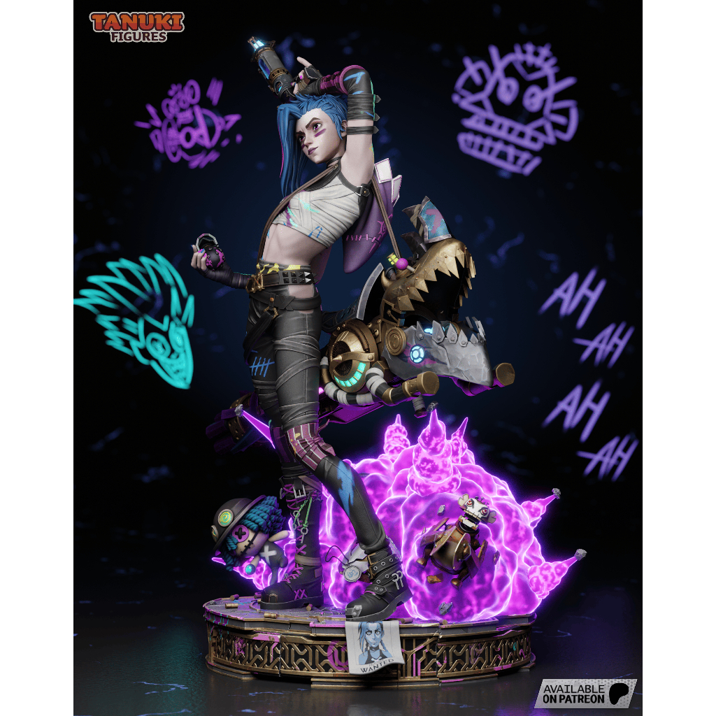 [Tanuki Figures] Arcane - Jinx (Scale 1:8)