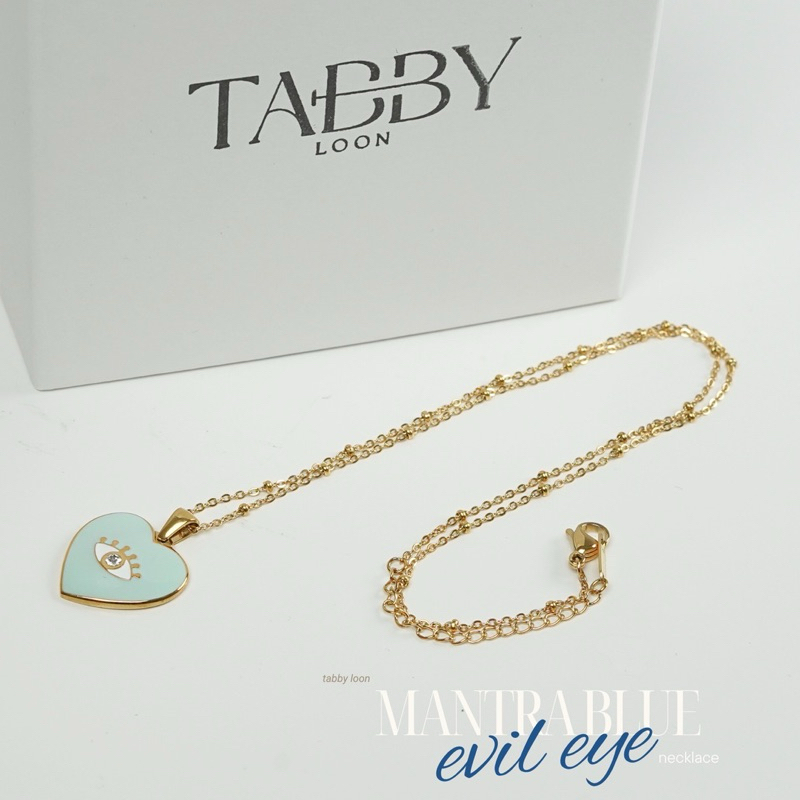 Necklace Mantra สร้อยคอEvil Eye [พร้อมกล่อง]