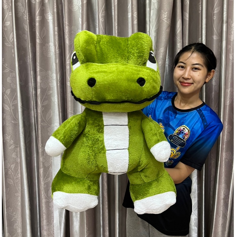 ตุ๊กตาไดโนเสาร์ก็อตซิล่า ขนาดกลาง 20 นิ้ว ขนนุ่ม ขนเงา รับประกันความสวย ตุ๊กตา  ไดโนเสาร์