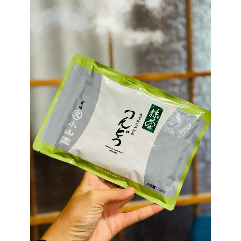 พร้อมส่งในไทย marukyu koyamaen RINDO ขนาด100กรัม เหมาะสำหรับทานเป็นลาเต้ ของแท้จากญี่ปุ่น