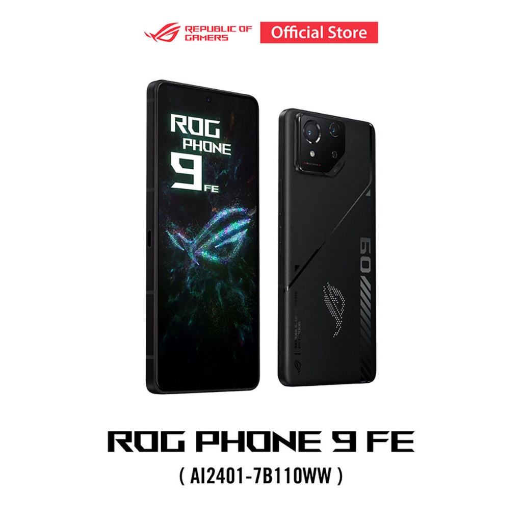 [ส่งด่วน] ASUS ROG Phone 9 FE (AI2401-7B110WW) 6.78" FHD+, Snapdragon 8 Gen 3, RAM16GB, ROM256GB, X-Mode