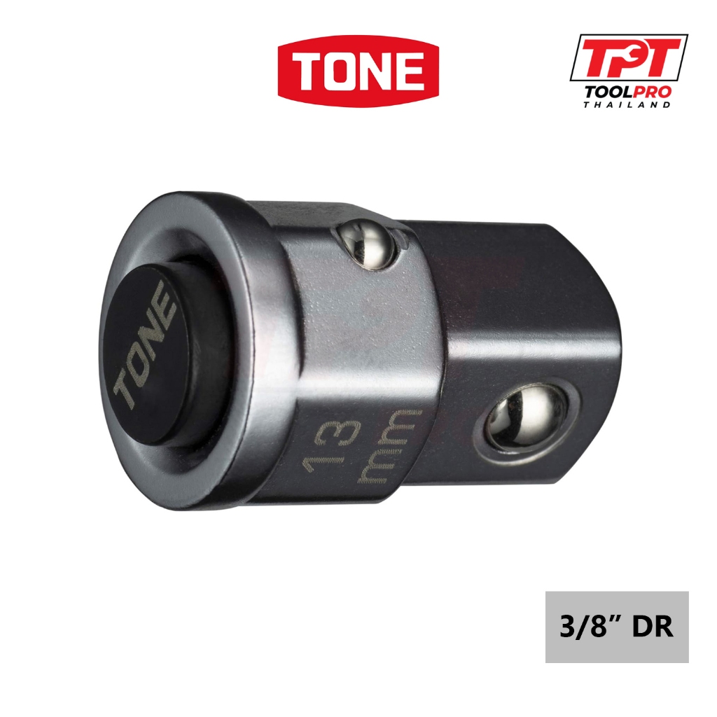 TONE 13mm -> 3/8" Adapter for Ratchet Ring Spanner Wrench (RA3)