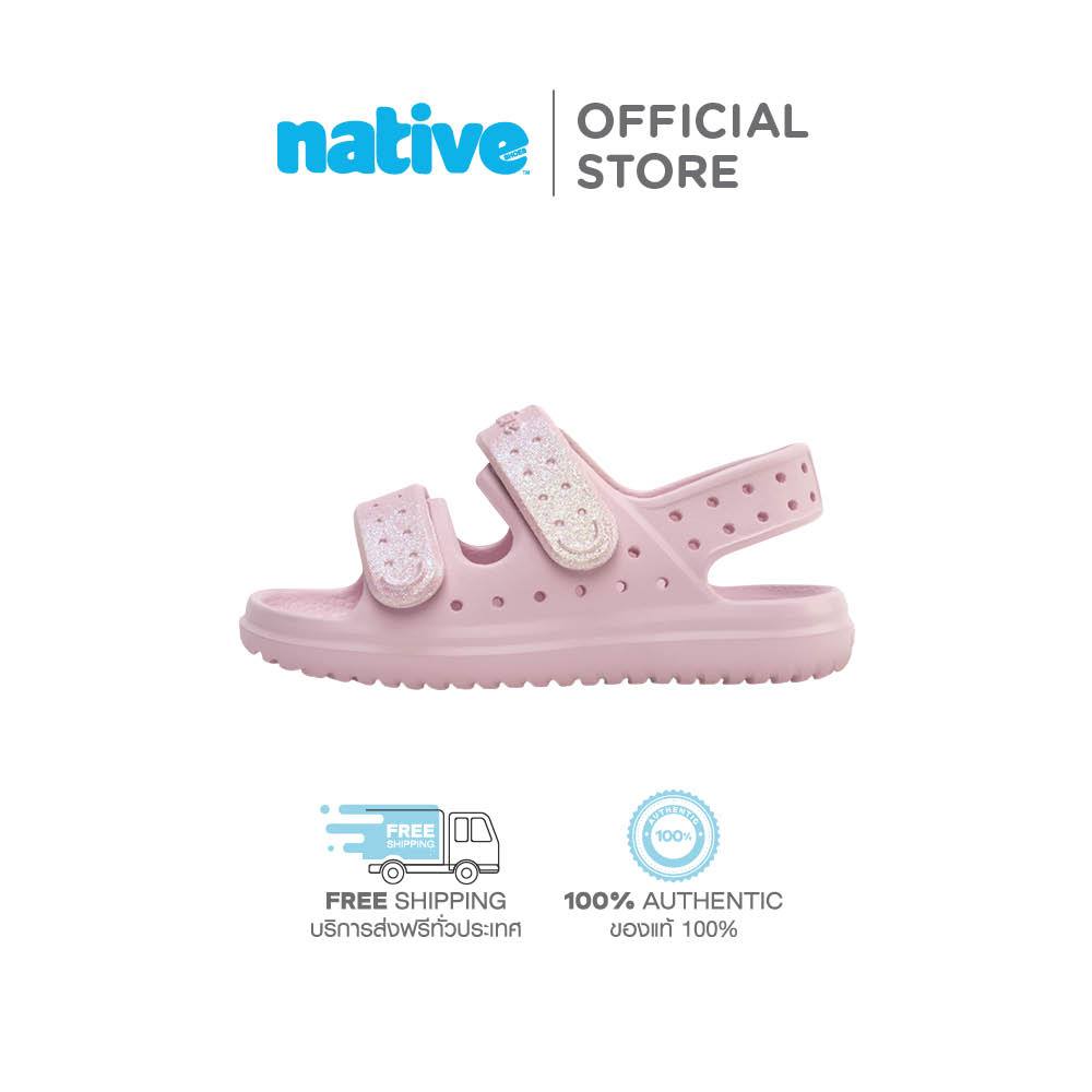 Native รองเท้ากันน้ำเด็กเล็ก EVA รุ่น Chase SugarLite Barely Pink Bling/Barely Pink
