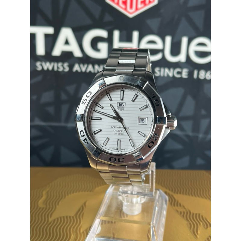 Tag heuer Aquaracer White Automatic Calibre 5