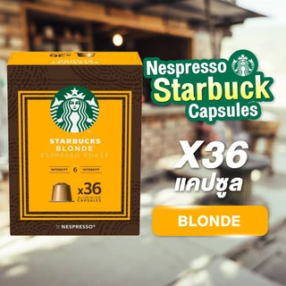 กาแฟแคปซูลสตาร์บัคส์ 36 แคปซูล Starbucks Nespresso 36 Capsule ของแท้ 100% BBE 08/2026 - 08/2027