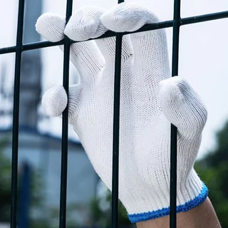(แพ็ค12คู่) ถุงมือผ้าฝ้าย ถุงมือผ้า ถุงมือทำงาน ถุงมือทำสวน ถุงมือช่าง ถุงมืออเนกประสงค์ ถุงมือผ้าฝ้ายราคาถูก