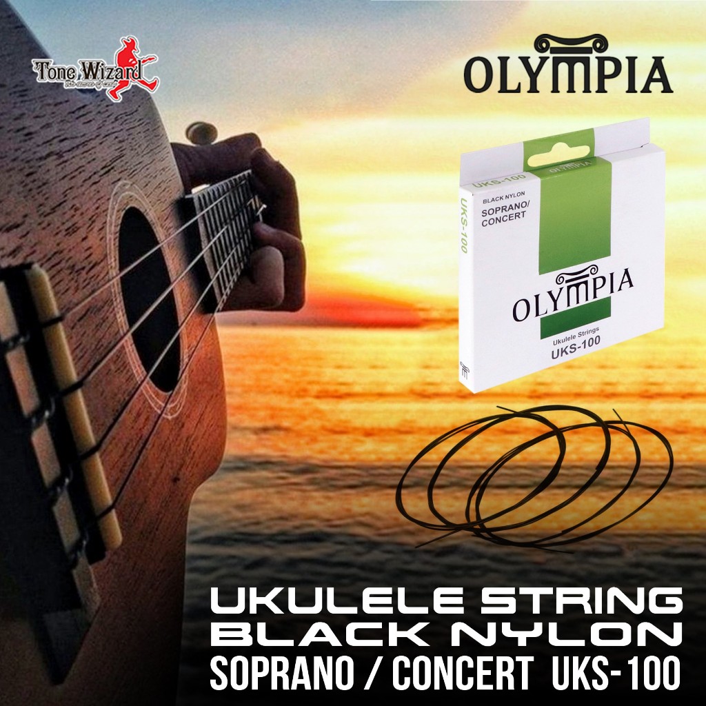 🔥เก็บโค้ดหน้าร้าน ลด50%+โค้ดส่งฟรี🔥OLYMPIA สายอูคูลชุด UKULELE String UKS-100 Set4t4 (40)