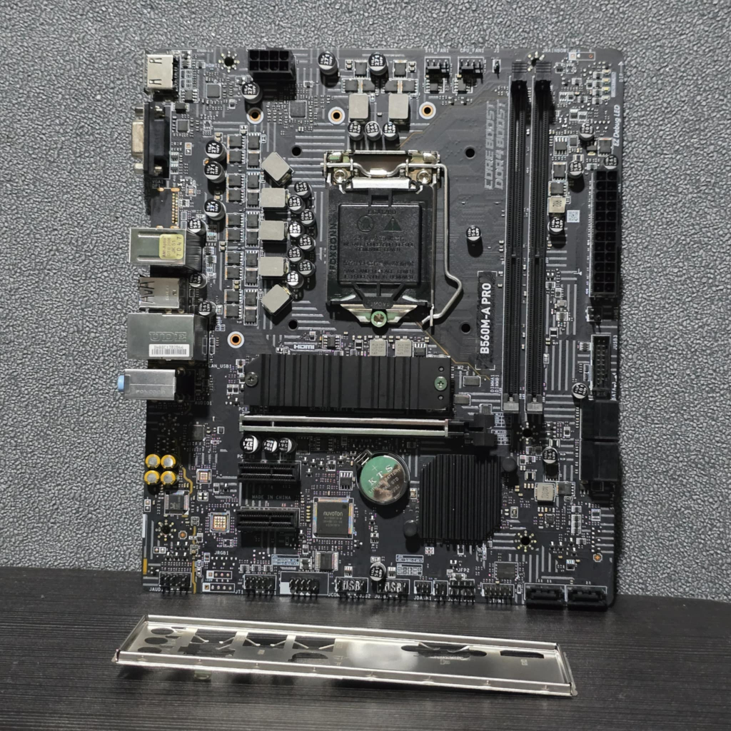 MAINBOARD (เมนบอร์ด) 1200 MSI B560M -A PRO (DDR4) (M-ATX) (สินค้ามีแค่ตัว MB + ฝาหลัง) ใช้งานปกติ/ปร