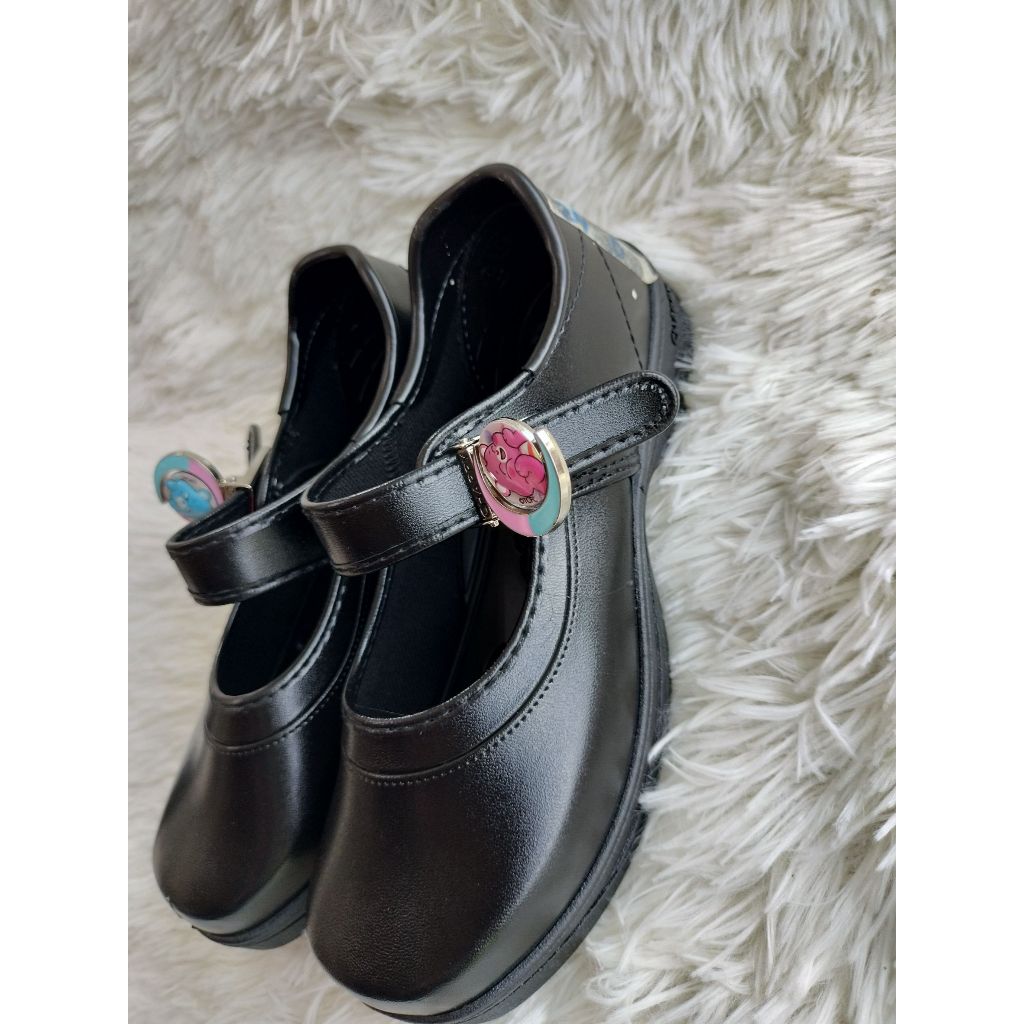 รองเท้านักเรียน รองเท้านักเรียนเด็กผู้หญิง  รองเท้านักเรียนเด็กโต ดำ Chappy งานถุงคละลาย หลุดQC - รูปที่ 3