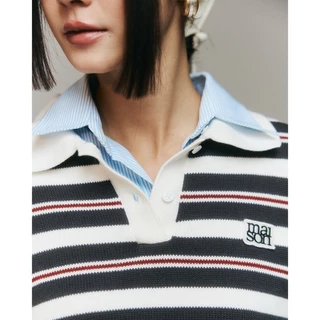 maison KEEPS | Kai Knitted Polo | Unisex | เสื้อโปโลไหมพรม ลายทาง