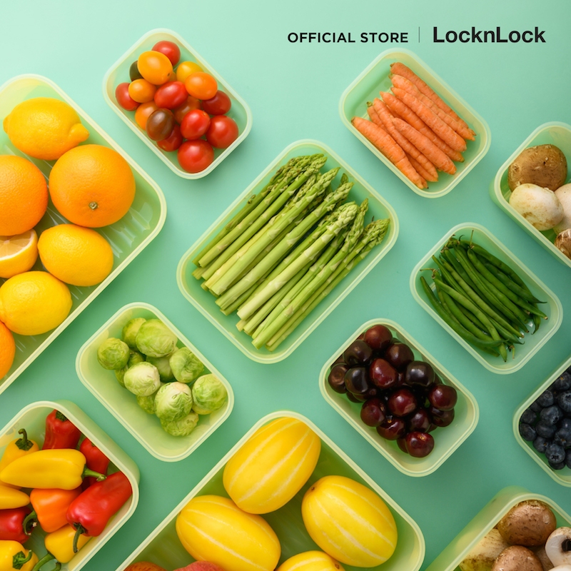 LocknLock กล่องพลาสติกถนอมอาหาร Smart Keep Fresh Container ความจุ 1.5 L. รุ่น HLE5400NS2