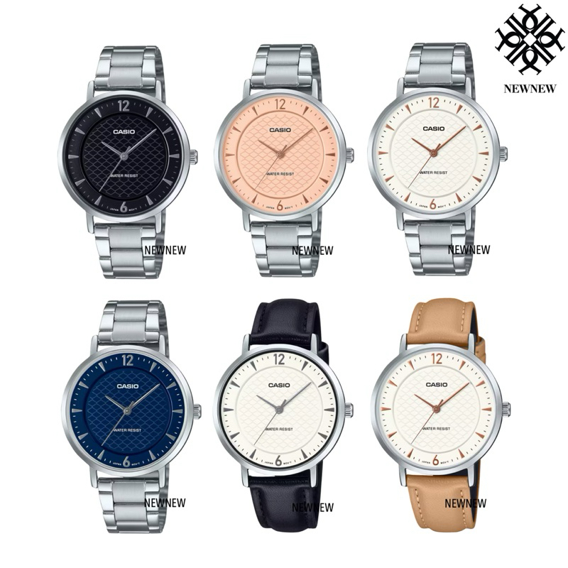 CASIO นาฬิกาข้อมือ รุ่น LTP-VT04D-4A LTP-VT04D-7A LTP-VT04D-1A LTP-VT04D-1A LTP-VT04D-2A LTP-VT04L ข