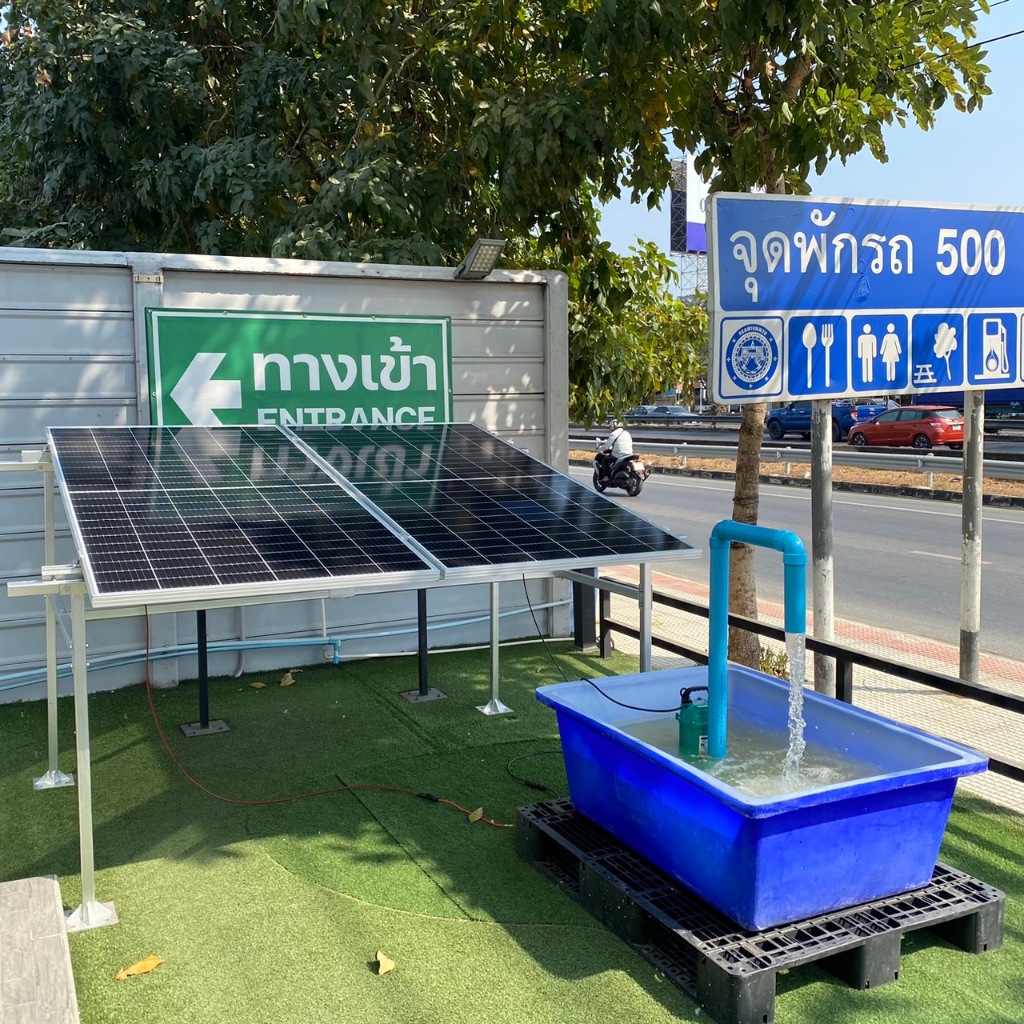 ปั๊มน้ำไดโว่ โซล่าเซลล์ ปั๊มจุ่ม 900W/1500W DC48-105V ต่อตรงเข้ากับแผง หรือ ใช้กับแบตเตอรี่ก็ได้ น้ำแรงมาก ประกัน 1ปี - รูปที่ 5