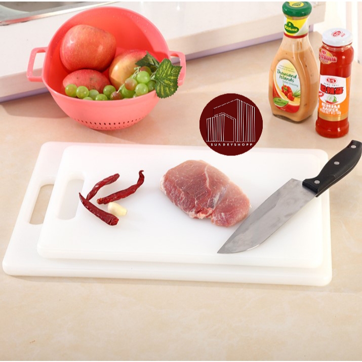 เขียงพลาสติก เขียงอเนกประสงค์ หั่นผัก หั่นผลไม้ ความหนา 1.5 cm. ราคา ถูกที่สุด ดีลบีเคเค แกลเลอรีภาพที่ 2