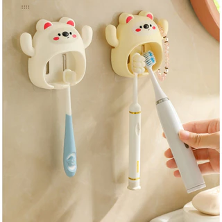 ที่แขวนแปรงสีฟัน​ติด​ผนัง​ แปรงสีฟันติดผนัง ที่เแขวนแปรงสีฟัน​ อุปกรณ์จัดเก็บในห้องน้ำ