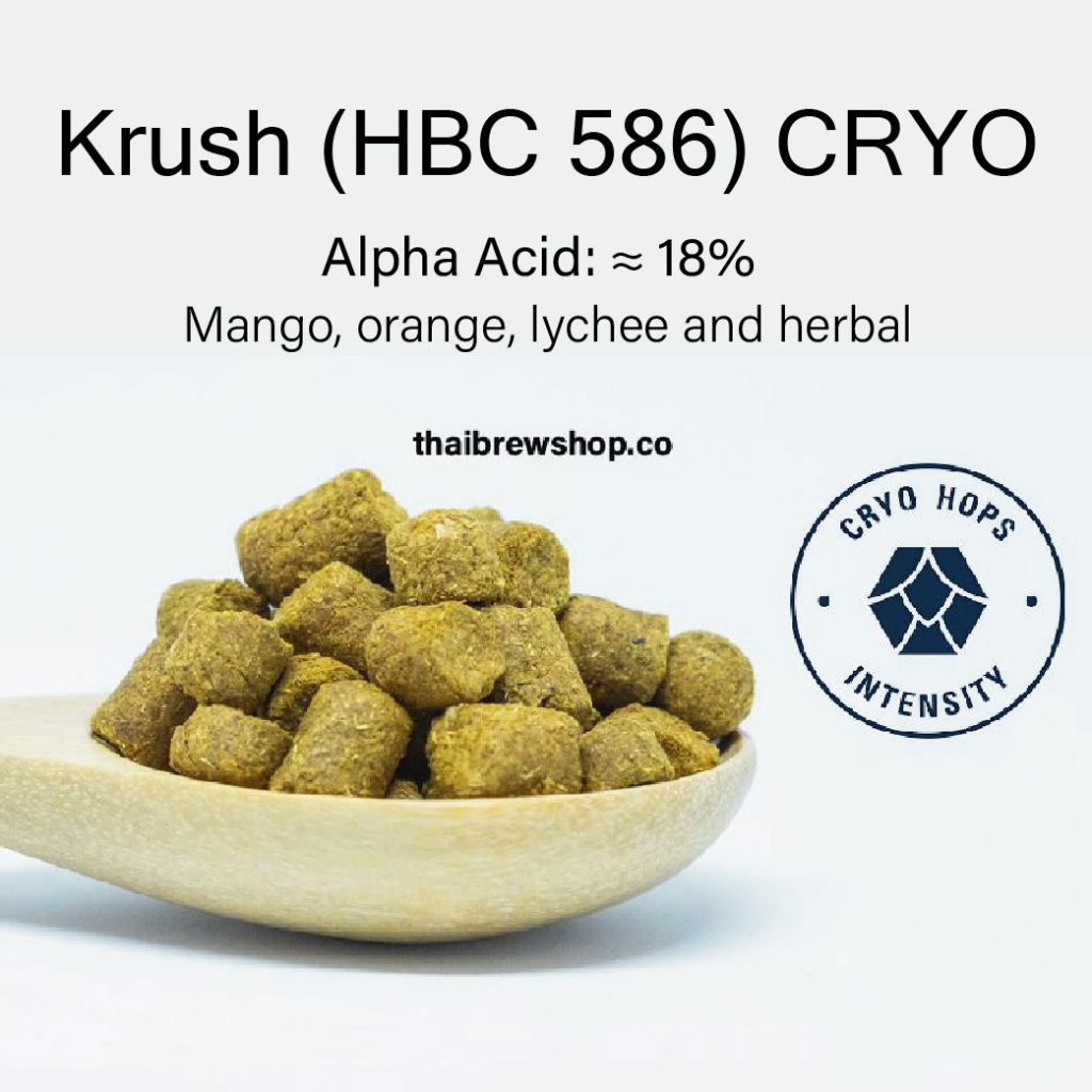 Krush (HBC 586) CRYO Hops – USA - 1oz