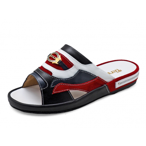 TAYWINแท้ เทวินทร์แท้ รองเท้าแตะ SKF-37 Size39-46 หนังนิ่มดำ-นิ่มกรมท่า-นิ่มขาว-กลับแดง